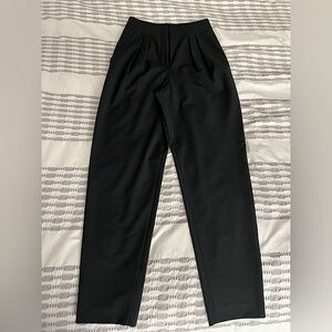 Tibi Pants size 4 black, excellent condition, high waisted pleated
